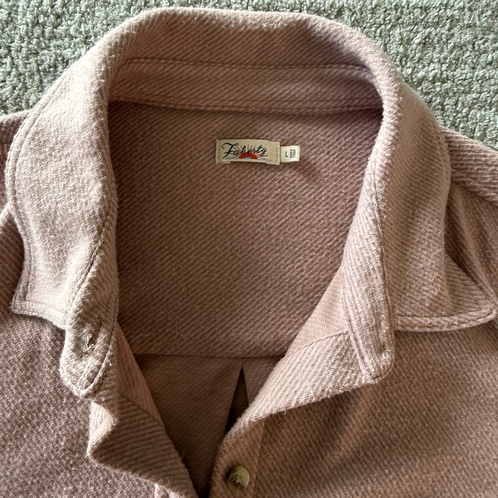 Faherty Pink Button Down Shirt - image 2